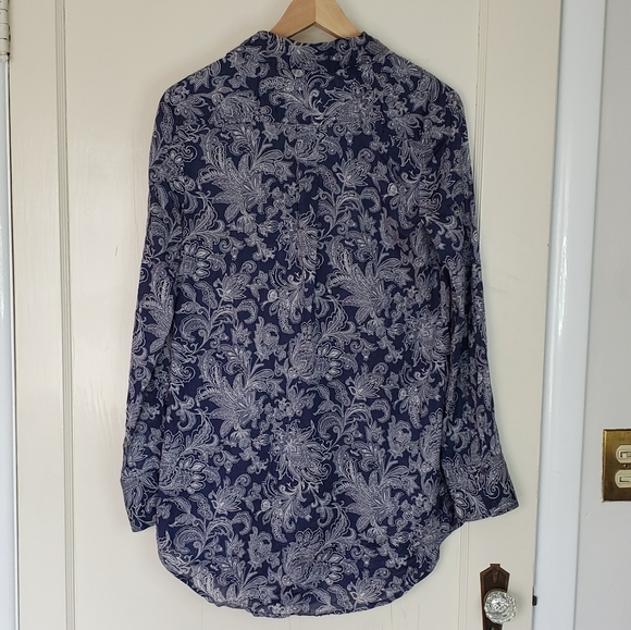 Express small cotton button-down tunic - Picture 2 of 6